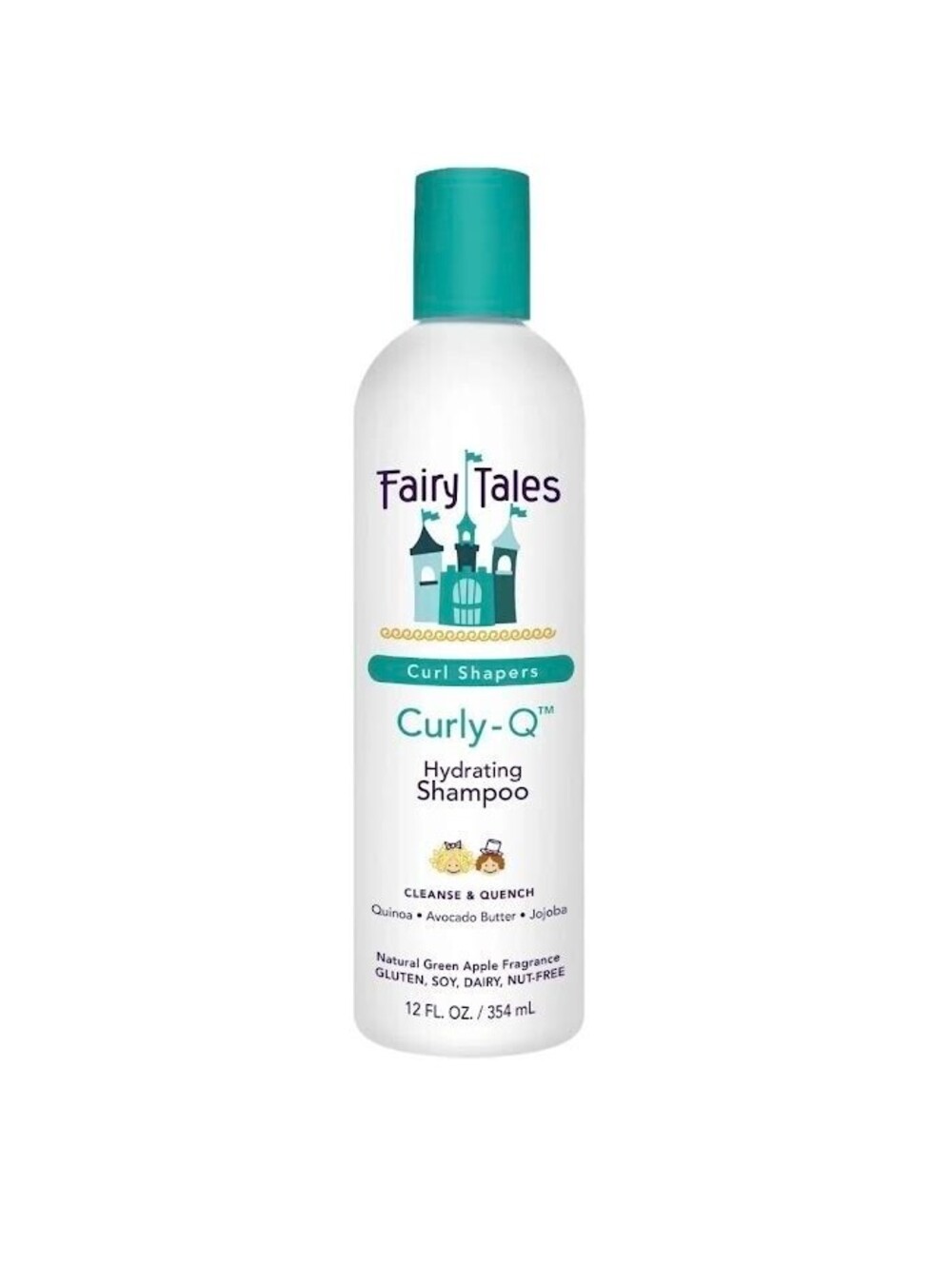 Fairy Tales Curly-Q  Hydrating Shampoo For Kids With Curly Hair - 12 Fl Oz